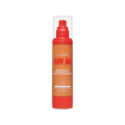 Bali Body Sheer Glow Sunscreen Gel SPF50 - Сонцезахисний гель SPF50 з ефектом природного сяйва