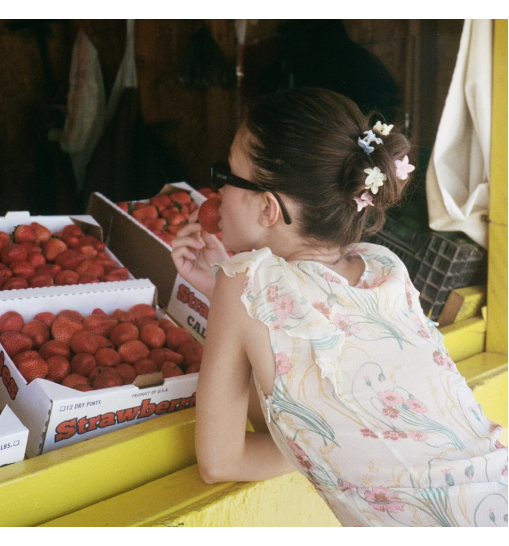 Emi Jay Baby Super Bloom Clip Set in Jelly Peach - Набір крабиків "Jelly Peach"