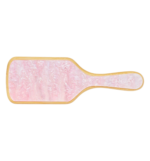 Emi Jay Bamboo Paddle Brush in Pink Sugar – Бамбукова щітка для волосся «Pink Sugar»