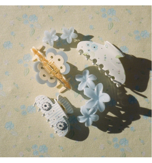 Emi Jay Baby Super Bloom Clip Set in Jelly Cloud - Набір крабиків "Jelly Cloud"