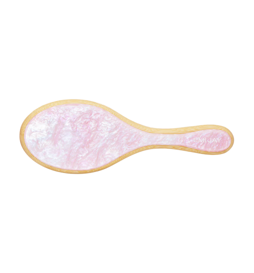 Emi Jay Flat Brush in Pink Sugar - Овальна щітка для волосся «Pink Sugar»