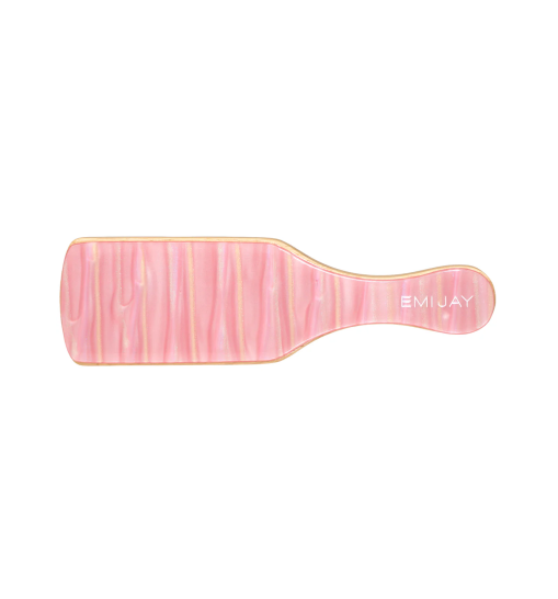 Emi Jay Mini Boar Bristle Brush in Lychee Baby - Міні щітка для волосся «Lychee Baby »