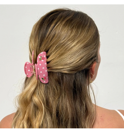 Emi Jay Sweetheart Clip in Lychee Berry Dot - Крабик для волосся "Lychee Berry Dot"