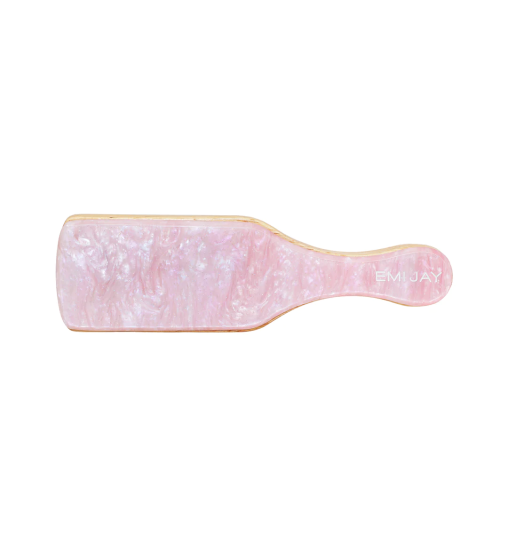 Emi Jay Mini Boar Bristle Brush in Pink Sugar – Міні щітка для волосся «Pink Sugar»