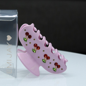 Emi Jay Sweetheart Clip in Pink Cherry Pie - Крабик для волосся "Pink Cherry Pie"