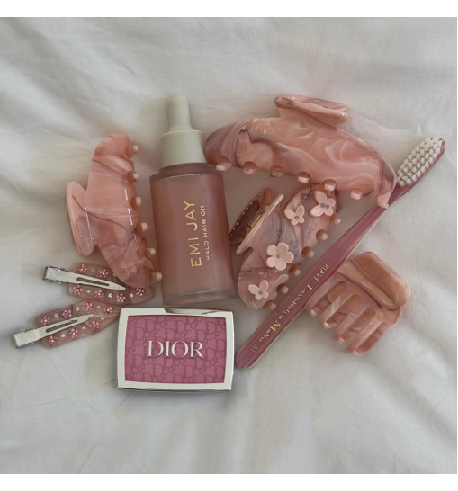 Emi Jay Lil Effing Clip in Pink Chantilly - Середній крабик для волосся "Pink Chantilly"