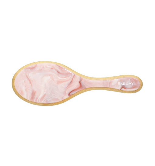 Emi Jay Flat Brush in Pink Chantilly – Овальна щітка для волосся «Pink Chantilly»