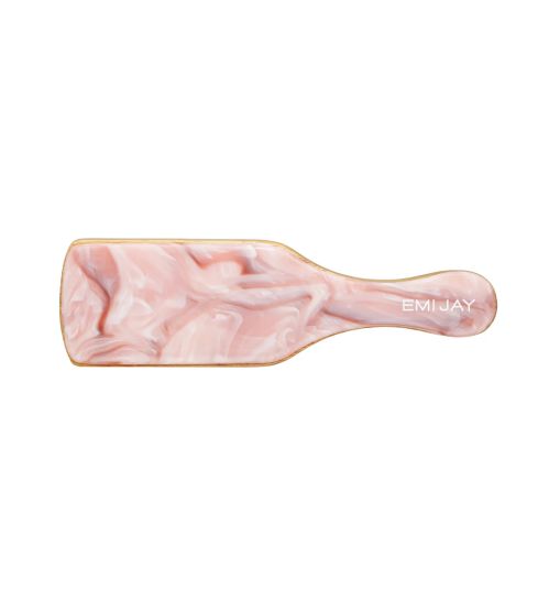 Emi Jay Mini Boar Bristle Brush in Pink Chantilly – Міні щітка для волосся «Pink Chantilly»