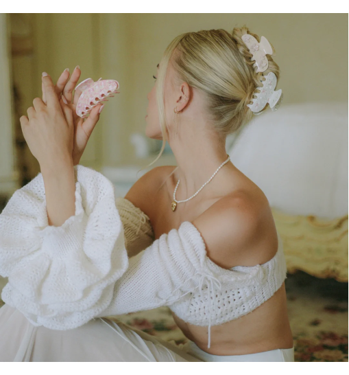 Emi Jay Sweetheart Clip in Pink Angel Food - Крабик для волосся "Pink Angel Food"