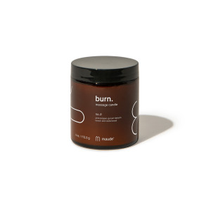 Maude Burn no.2 pink pepper & gurjun balsam - Свічка для масажу - аромат №2 рожевий перець та бальзам гурджун