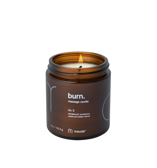 Maude Burn no.3 eucalyptus and sandalwood - Свічка для масажу - аромат №3 евкаліпт та сандалове дерево
