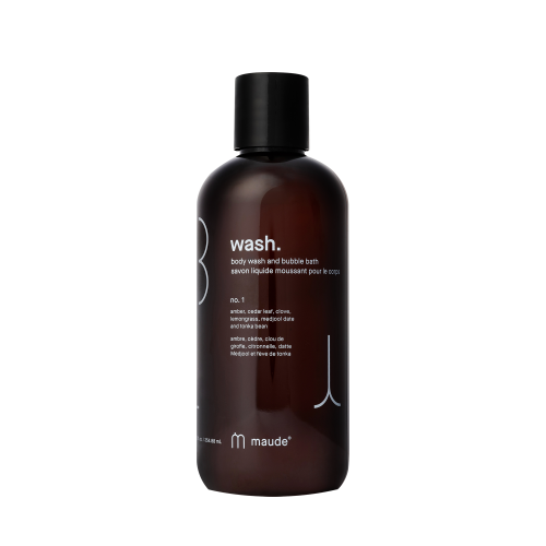 Maude Wash no.1 amber, cedar leaf & lemongrass - Гель для душу та піна для ванни - аромат №1 амбра, кедр та лемонграс