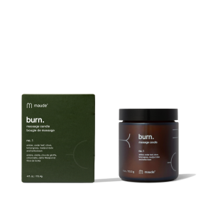 Maude Burn no.1 amber, cedar leaf & lemongrass - Свічка для масажу - аромат №1 амбра, кедр та лемонграс