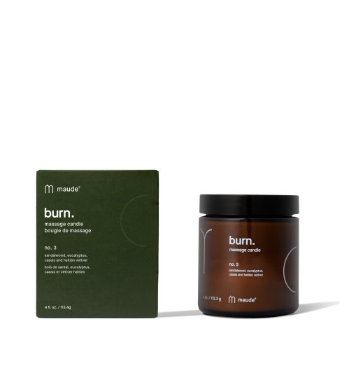 Maude Burn no.3 eucalyptus and sandalwood - Свічка для масажу - аромат №3 евкаліпт та сандалове дерево
