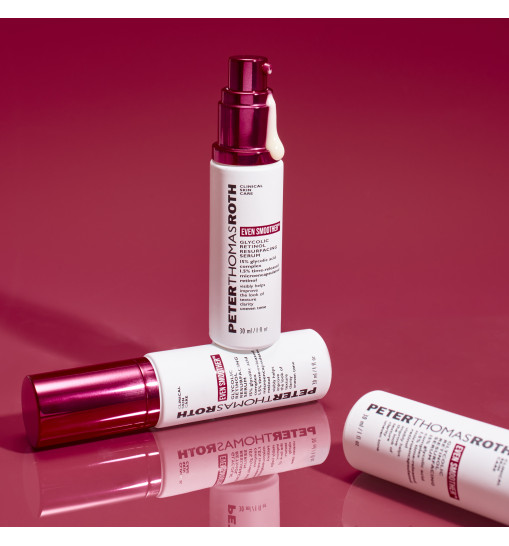 Peter Thomas Roth Even Smoother™ Glycolic Retinol Resurfacing Serum - Відновлююча сироватка для обличчя з ретинолом та гліколевою кислотою