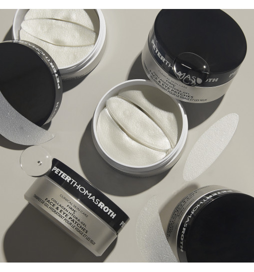 Peter Thomas Roth FIRMx Collagen Hydra-Gel Eye & Face Patches - Гідрогелеві патчі для обличчя та шкіри навколо очей з колагеном