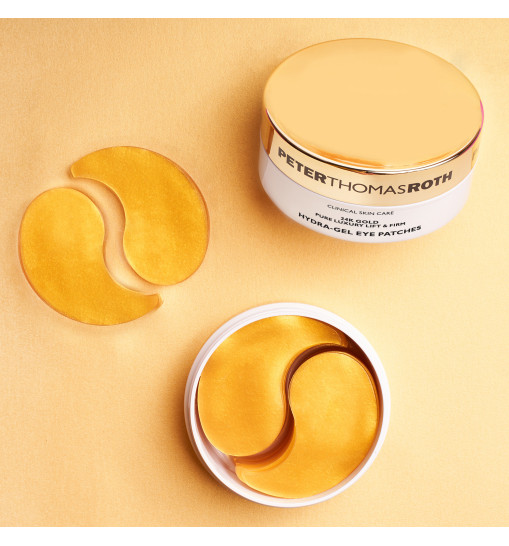 Peter Thomas Roth 24K Gold Pure Luxury Lift and Firm Hydra-Gel Eye Patches  - Антивікові патчі для шкіри навколо очей з 24K золотом для ліфтингу та зміцнення