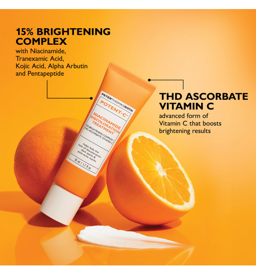 Peter Thomas Roth Potent-C Niacinamide Discoloration Treatment - Крем-гель з ніацинамідом та вітаміном С для вирівнювання тону шкіри