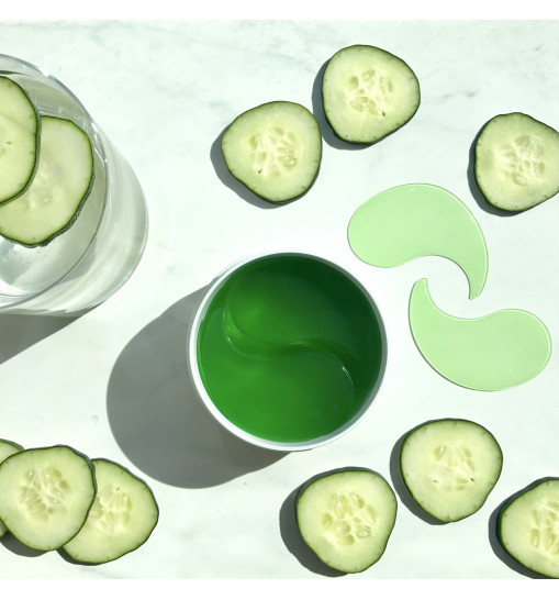 Peter Thomas Roth Cucumber De-Tox Hydra-Gel Eye Patches - Охолоджуючі гідрогелеві патчі для шкіри навколо очей з екстрактом огірка