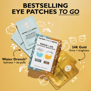  Peter Thomas Roth Eye Patch Travel Pack "Patch + Go"  - Дорожній набір патчів для очей, 4 пари