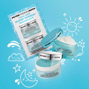 Peter Thomas Roth Full Size Water Drench Essentials Moisturizer & Eye Patches Gift Set - Повнорозмірний набір із зволожувальним кремом та патчами для зони навколо очей