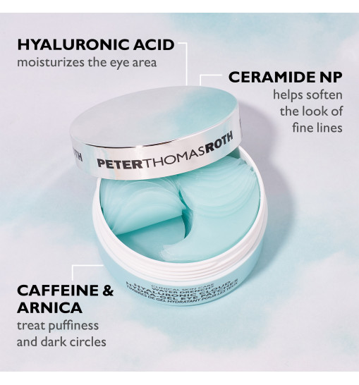 Peter Thomas Roth Full Size Water Drench Essentials Moisturizer & Eye Patches Gift Set - Повнорозмірний набір із зволожувальним кремом та патчами для зони навколо очей