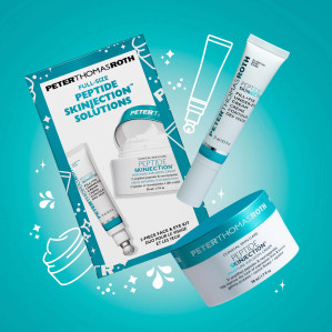 Peter Thomas Roth Full-Size Peptide Skinjection™ 2-Piece Kit Face & Eye Kit - Набір для інтенсивного зволоження та боротьби зі зморшками